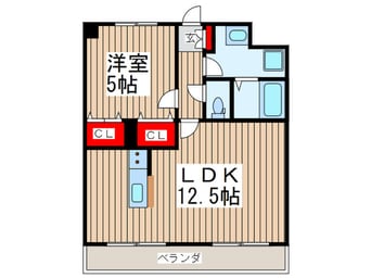 間取図 コバビレッジD棟