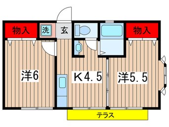 間取図 サンコートヴィレッジ２