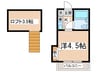 ミッキーハウス矢野口 1Kの間取り