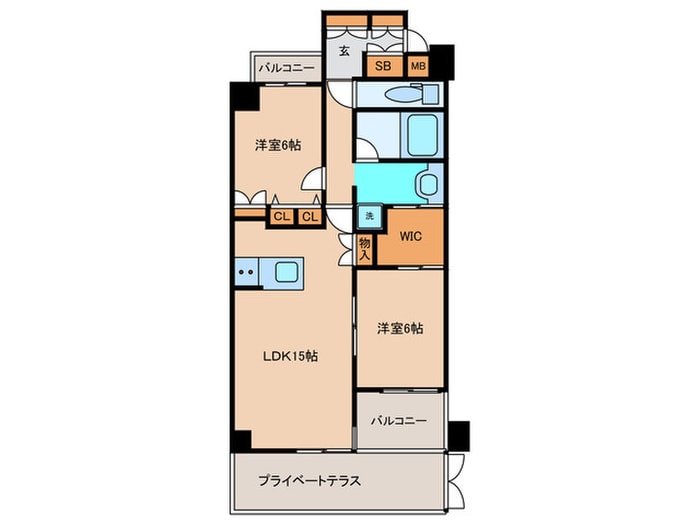間取り図 グリーンパーク赤羽（１０１）