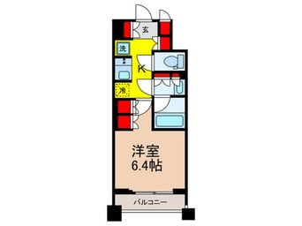 間取図 ﾒｿﾞﾝｶﾙﾑ日本橋馬喰町