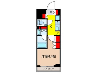 間取図 ﾒｿﾞﾝｶﾙﾑ日本橋馬喰町