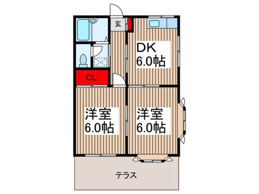 間取図 ハイツ天神Ａ