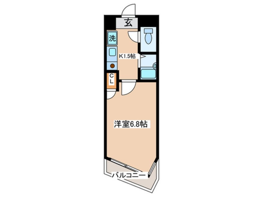 間取図 ヴェルデコリーナ東林間