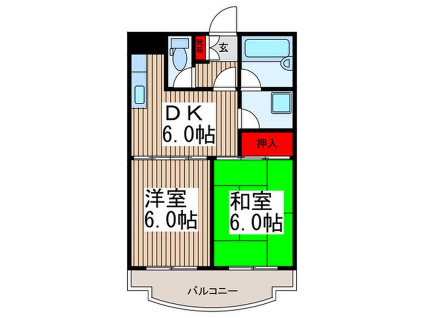 間取図 志陽ハイツ戸塚東