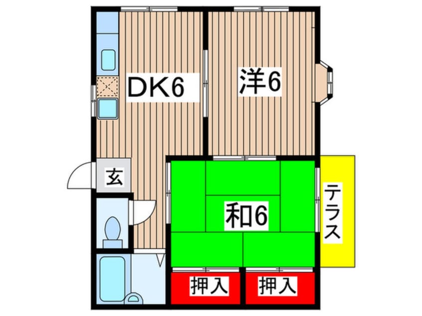 間取図 メゾン横田Ⅱ