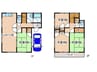 中海岸戸建 4LDKの間取り