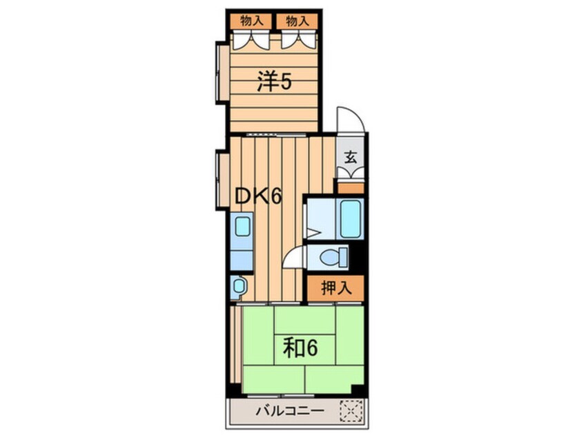 間取図 富士ビル(201－203)