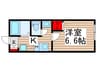 パークライフ松戸 1Kの間取り