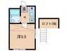 ＤＲホ－ムズ武蔵新城 1Kの間取り