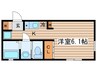 NISHIKUBO APARTMENT 1Kの間取り