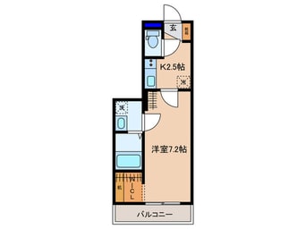 間取図 ウェルデンスD-stay　B棟