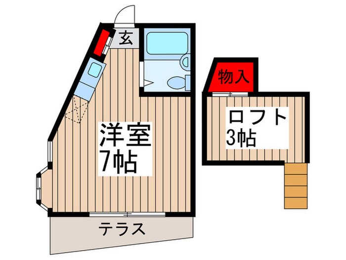 間取り図 ロワール所沢