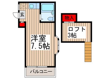 間取図 ロワール所沢