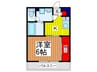 リブリ・カーサ本町西 1Kの間取り