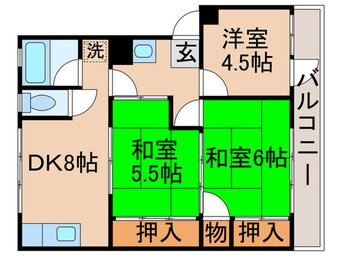 間取図 塚田ハイツ