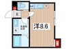 CONNECT　PARK　HILLS東本町 1Rの間取り
