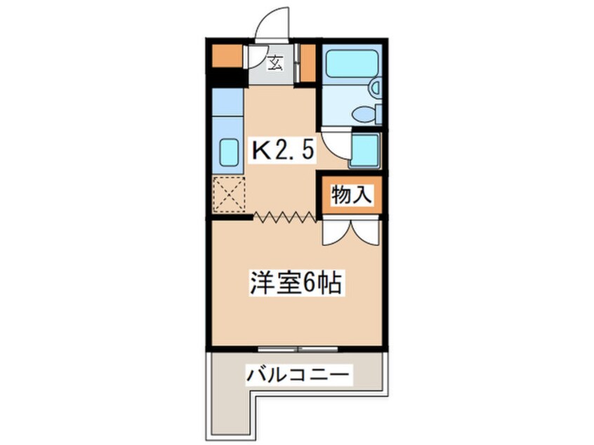 間取図 グリーンヒル三田５