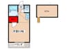 クリスタル５ビル 1Rの間取り
