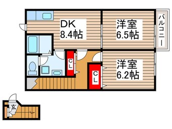 間取図 モデルノ・カ－サ・シノヤマ