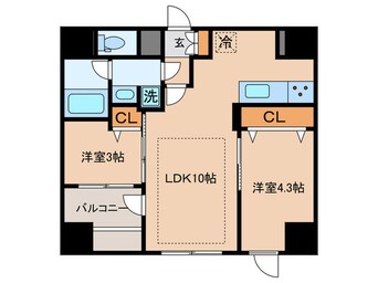 間取図 アーバネックス小石川春日