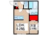 ＫＬＥＩＳ岩槻 1LDKの間取り