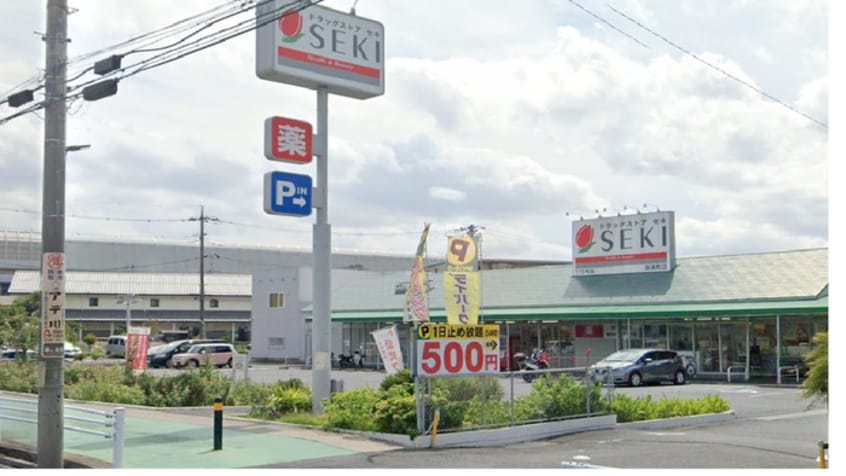 セキ薬局(ドラッグストア)まで294m ＡＪ草加新田