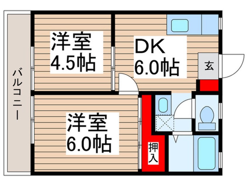 間取図 ウィステリア