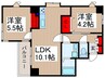 ＩＳＭ大宮 2LDKの間取り