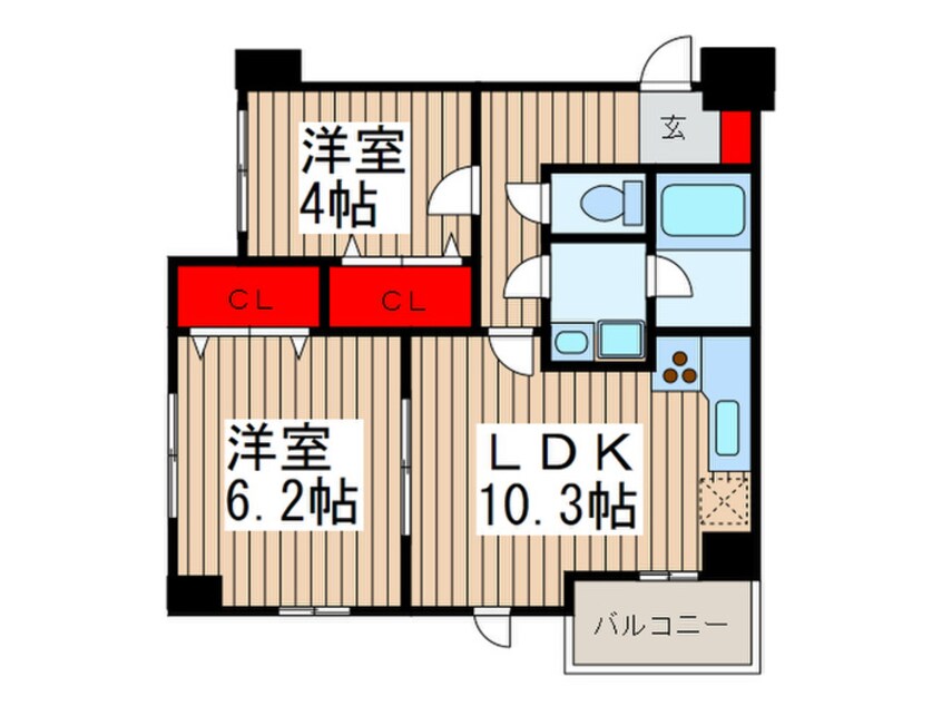 間取図 ＩＳＭ大宮