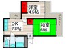 サンライズマンション 2DKの間取り