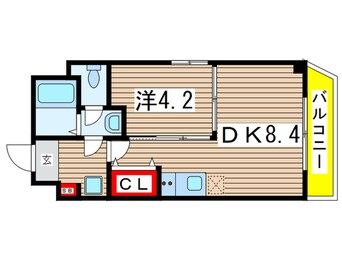 間取図 エクセレントコート千葉新宿