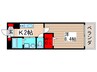 レオ四拾八番館 1Kの間取り