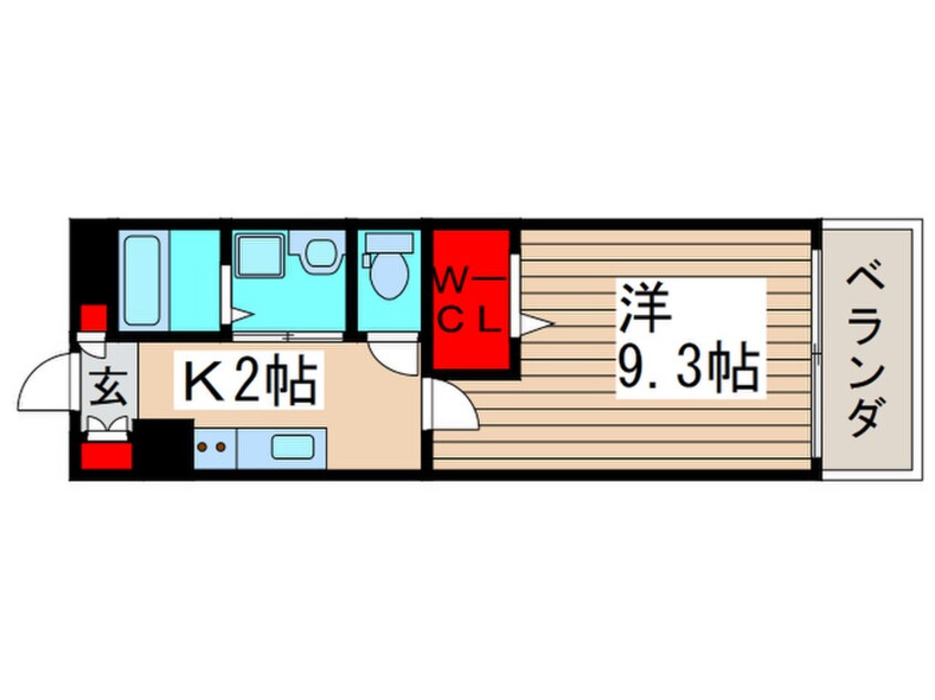 間取図 レオ四拾八番館