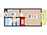 ＢＥＬＬ‐ＦＬＡＴ２ 1Kの間取り