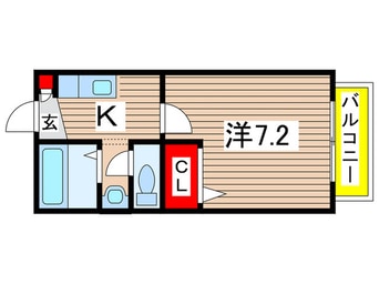 間取図 ＢＥＬＬ‐ＦＬＡＴ２