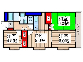 間取図 セルテスみずほ