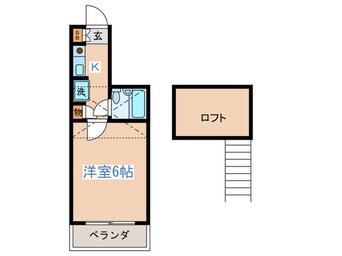 間取図 カ－サ新高円寺