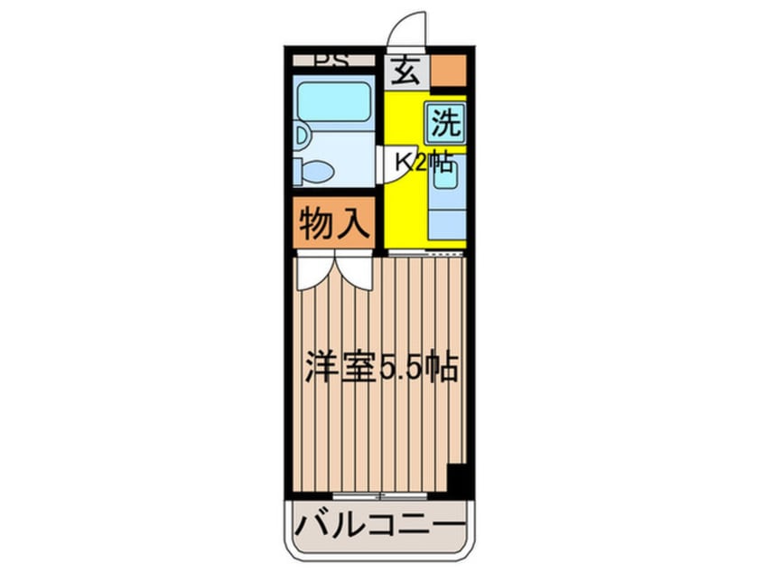 間取図 ジュネス永山