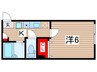アン・リベール西小岩 1Kの間取り