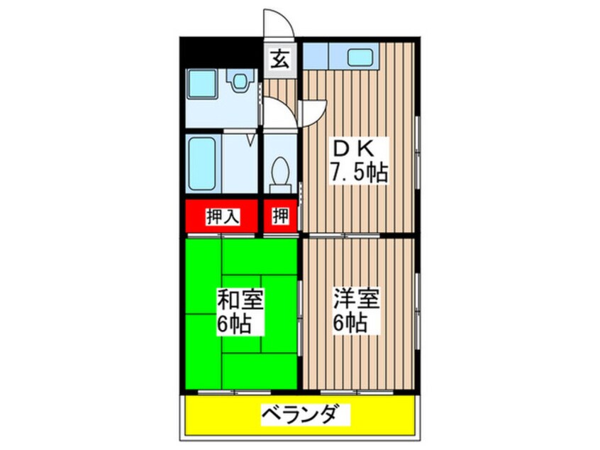 間取図 Ｔ・Ｍビル