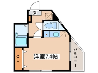間取図 AXIS中町
