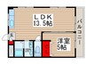 スタ－ライトハウス 1LDKの間取り