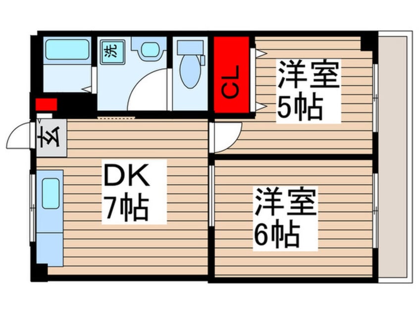 間取図 スタ－ライトハウス