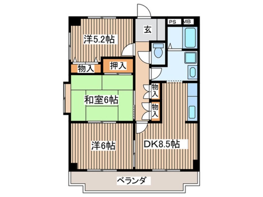 間取図 アリアンス峰