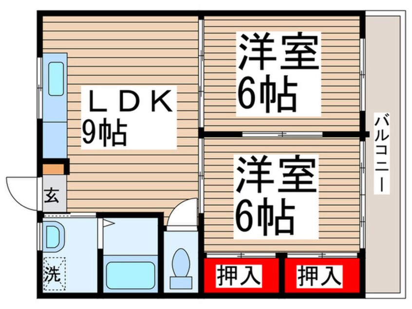 間取図 メゾン向陽