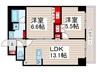 サンジョイアゼロ 2LDKの間取り