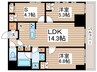 サンジョイアゼロ 2LDK+Sの間取り