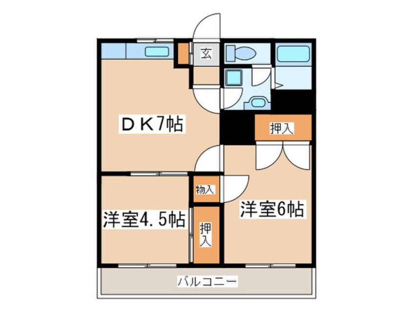 間取図 クライストマンション