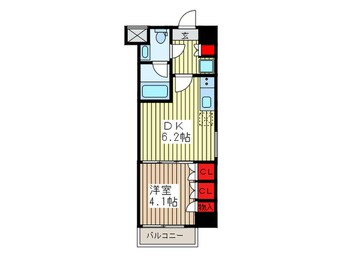 間取図 ルフォンプログレ中野富士見町